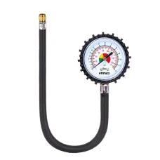 AMIO 04468 — Ciśnieniomierz analogowy manometr z wężem 30cm 12 bar AMIO-04468