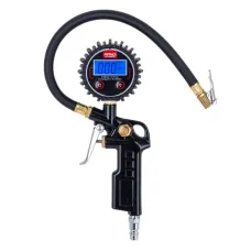 AMIO 04466 — Pistolet do pompowania z manometrem cyfrowym 17 bar AMIO-04466