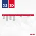 Łańcuchy śniegowe tekstylne 3D 2szt. rozmiar XS  EN16662-1 Önorm V5121 AMIO-04506