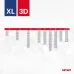 Łańcuchy śniegowe tekstylne 3D 2szt. rozmiar XL EN16662-1 Önorm V5121 AMIO-04510
