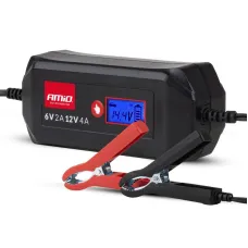 AMIO 04523 — Prostownik cyfrowy STD GEL AGM WET MAX 4A 6V 12V AMIO-04523