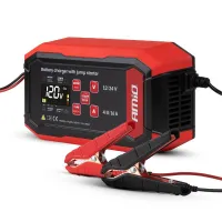 Prostownik cyfrowy z wspomaganiem rozruchu AGM GEL STD LFP MAX 16A 12V 24V PRO AMIO-04529