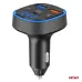 Transmiter samochodowy FM 2×USB-A 12V 24V AMIO-04648