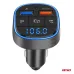Transmiter samochodowy FM 2×USB-A 12V 24V AMIO-04648