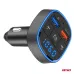 Transmiter samochodowy FM 2×USB-A 12V 24V AMIO-04648