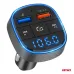 Transmiter samochodowy FM 2×USB-A 12V 24V AMIO-04648