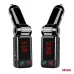 Transmiter samochodowy FM składany 2×USB-A 12V 24V AMIO-04650