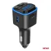 Transmiter samochodowy FM microSD 1×USB-A 2×USB-C 12V 24V AMIO-04651