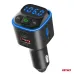 Transmiter samochodowy FM microSD 1×USB-A 2×USB-C 12V 24V AMIO-04651