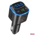 Transmiter samochodowy FM microSD 1×USB-A 2×USB-C 12V 24V AMIO-04651