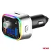 Transmiter samochodowy FM 2×USB-A 1×USB-C microSD 12V 24V AMIO-04652