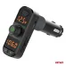 Transmiter samochodowy FM 2×USB-A 1×USB-C mircoSD 12V 24V AMIO-04653