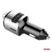 Transmiter samochodowy FM 2×USB-A microSD 12V 24V AMIO-04654
