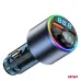 Transmiter samochodowy FM 1×USB-A 1×USB-C 12V 24V AMIO-04655