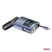 Transmiter samochodowy FM 1×USB-A 1×USB-C 12V 24V AMIO-04656