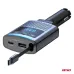 Transmiter samochodowy FM 1×USB-A 1×USB-C 12V 24V AMIO-04656