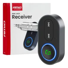AMIO 04658 — Odbiornik bluetooth na mini jack AUX AMIO-04658