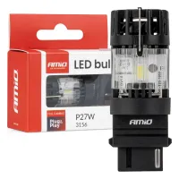 Żarówka LED LumiTec 3156 P27W 12V FULL CANBUS biała 1 szt. AMIO-04690