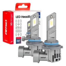 AMIO 03949 — Żarówki samochodowe LED seria X5 Winger HB4 6000K Canbus AMIO-03949