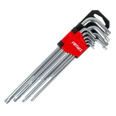 AMIO 01039 — Klucze TORX długie 230 mm 9 szt. TKL AMIO-01039