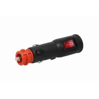 Wtyczka gniazda zapalniczki z włącznikiem EURO DIN 12V 24V AMIO-02051