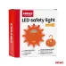 Lampa ostrzegawcza awaryjna z funkcją latarki 3xAAA IP65 12SMD + 3SMD światło pomarańczowe AMIO-04828
