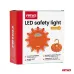 Samochodowa lampa awaryjna akumulatorowa z funkcją latarki 12SMD+3SMD 650mAh światło pomarańczowe AMIO-04829