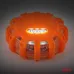 Lampa ostrzegawcza awaryjna z funkcją latarki 3xAAA IP65 12SMD + 3SMD światło czerwone AMIO-02499