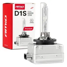 AMIO 01409 — Żarówka ksenonowa żarnik xenon D1S 6000K AMiO PREMIUM AMIO-01409