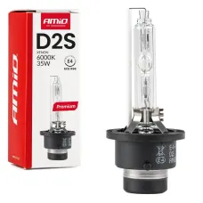 AMIO 01976 — Żarówka ksenonowa żarnik xenon D2S 6000K AMiO PREMIUM AMIO-01976
