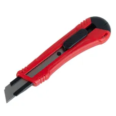AMIO 04810 — Nożyk uniwersalny ze stali SK5 ABS 100x18x0,5mm AMIO-04810