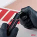 Nożyk uniwersalny ze stali SK5 z czarnym ostrzem ABS 100x18x0,5mm AMIO-04812
