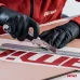Nożyk uniwersalny aluminiowy z pokrętłem 100x18x0,5mm AMIO-04815