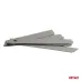 Zestaw ostrzy ze stali węglowej 100x18x0,5mm 10szt. AMIO-04819