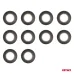 Taśmy izolacyjne PVC zestaw 10szt. czarne 19mm x 10m x 0.13mm AMIO-04845