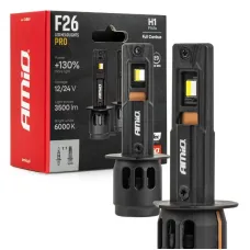AMIO 04869 — Żarówki samochodowe LED F26 PRO LumiTec LIMITED +130% DUO FULL CANBUS H1 12V 24V...