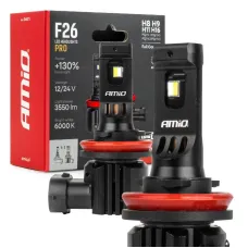 AMIO 04873 — Żarówki samochodowe LED F26 PRO LumiTec LIMITED +130% DUO FULL CANBUS H8 H9 H11 ...