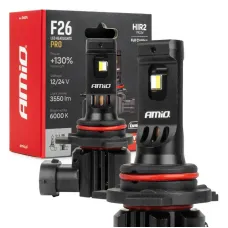 AMIO 04876 — Żarówki samochodowe LED F26 PRO LumiTec LIMITED +130% DUO FULL CANBUS HIR2 12V 2...
