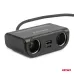Rozdzielacz gniazda zapalniczki z ładowarką USB-C USB-A QC3.0 PD3.0 120W AMIO-04837