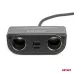 Rozdzielacz gniazda zapalniczki z ładowarką USB-C USB-A QC3.0 PD3.0 120W AMIO-04837