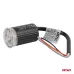 Lampa ostrzegawcza okrągła pomarańczowa LED R65 12V 24V 12W AMIO-04864