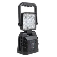 Lampa robocza przenośna biała z funkcją lampy ostrzegawczej 15W (BATT) AMIO-04865
