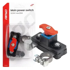 AMIO 04831 — Główny wyłącznik prądu hebel akumulatora 12V 24V 250A AMIO-04831