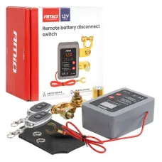 AMIO 04832 — Zdalny automatyczny wyłącznik akumulatora 12V 240A (BATT) AMIO-04832
