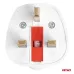 Zestaw adapterów podróżnych z bezpiecznikiem EU UK 13A 250V 10szt. AMIO-04858