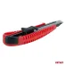 Nożyk uniwersalny ABS 100x18x0,5mm 24szt. box AMIO-04809