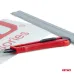 Nożyk uniwersalny ze stali SK5 ABS 100x18x0,5mm 24szt. Box AMIO-04811