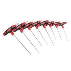 AMIO 04827 — Zestaw kluczy torx z rękojeścią poprzeczną 8szt. AMIO-04827