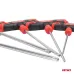 Zestaw kluczy torx z rękojeścią poprzeczną 8szt. AMIO-04827
