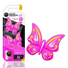 AROMA CAR A83533 — Odświeżacz powietrza AROMA FANCY SHAPES BUTTERFLY Bubble Gum